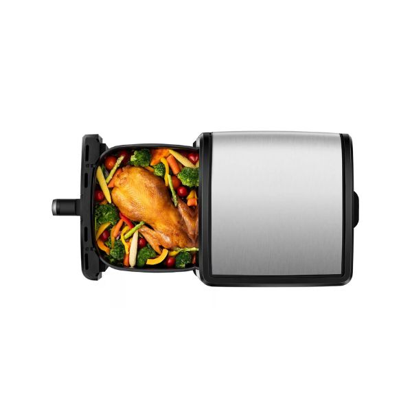 Hisense Air Fryer Black Color 8L, Single basket, Digital touch, Convectional fan 360 air circulation, 900w-dual heating H08AFBKIS4 - Image 2