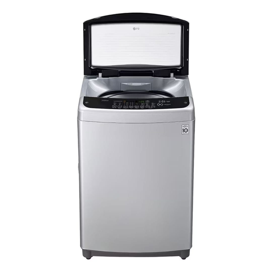 LG T1288NEHGE Top Load Washing Machine12KG – Silver - Image 2