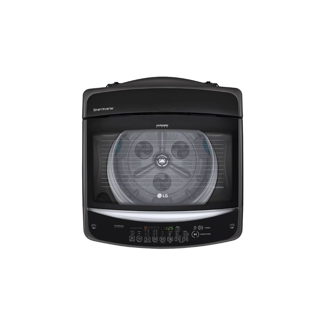 LG T1666NEHT2 Top Load Washing Machine 16KG – Black. - Image 3