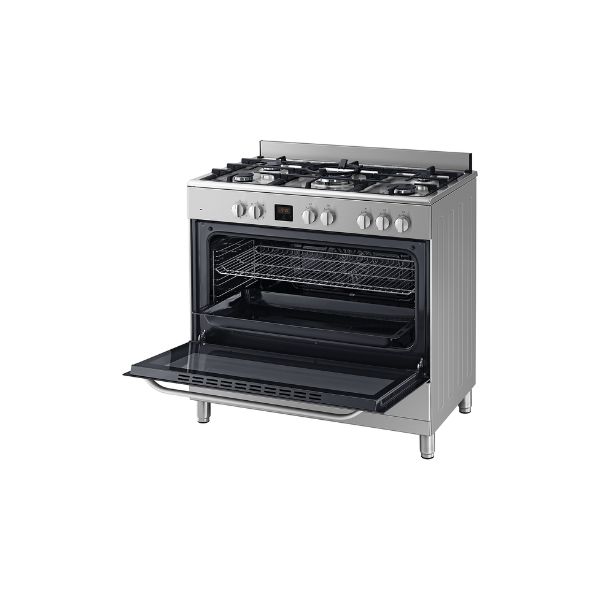 Samsung Cooker 5 Gas Burner 90by60 Dual Fan NY90T5010SS - Image 3