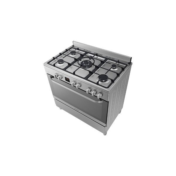 Samsung Cooker 5 Gas Burner 90by60 Dual Fan NY90T5010SS - Image 2