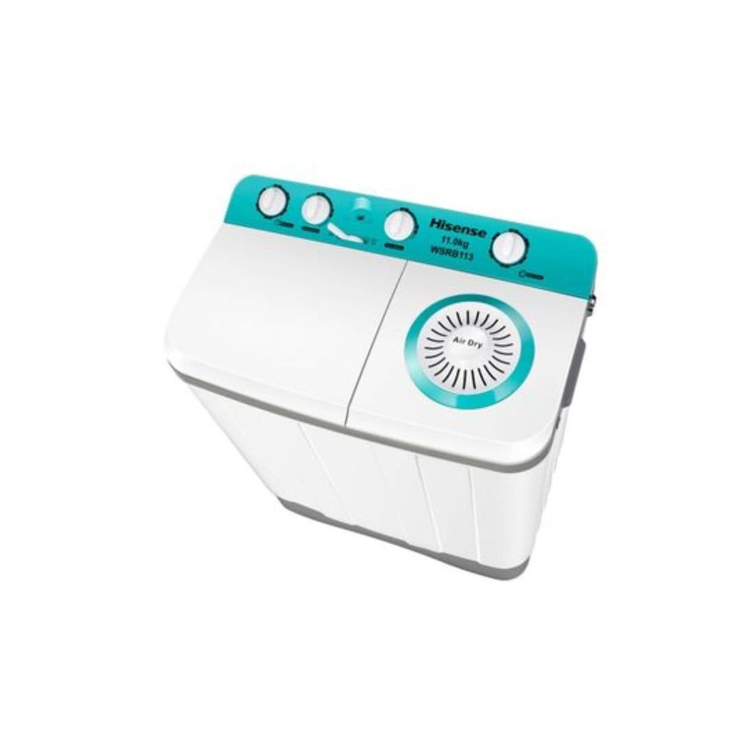 Hisense 11KG Twin-Tub Semi-Automatic Washing Machine WSRB113W - Image 2